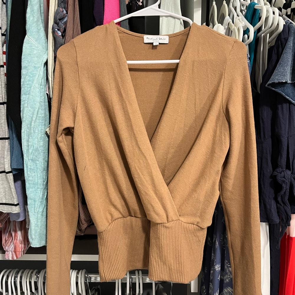 Michael stars v neck sweater. Tags off but never worn